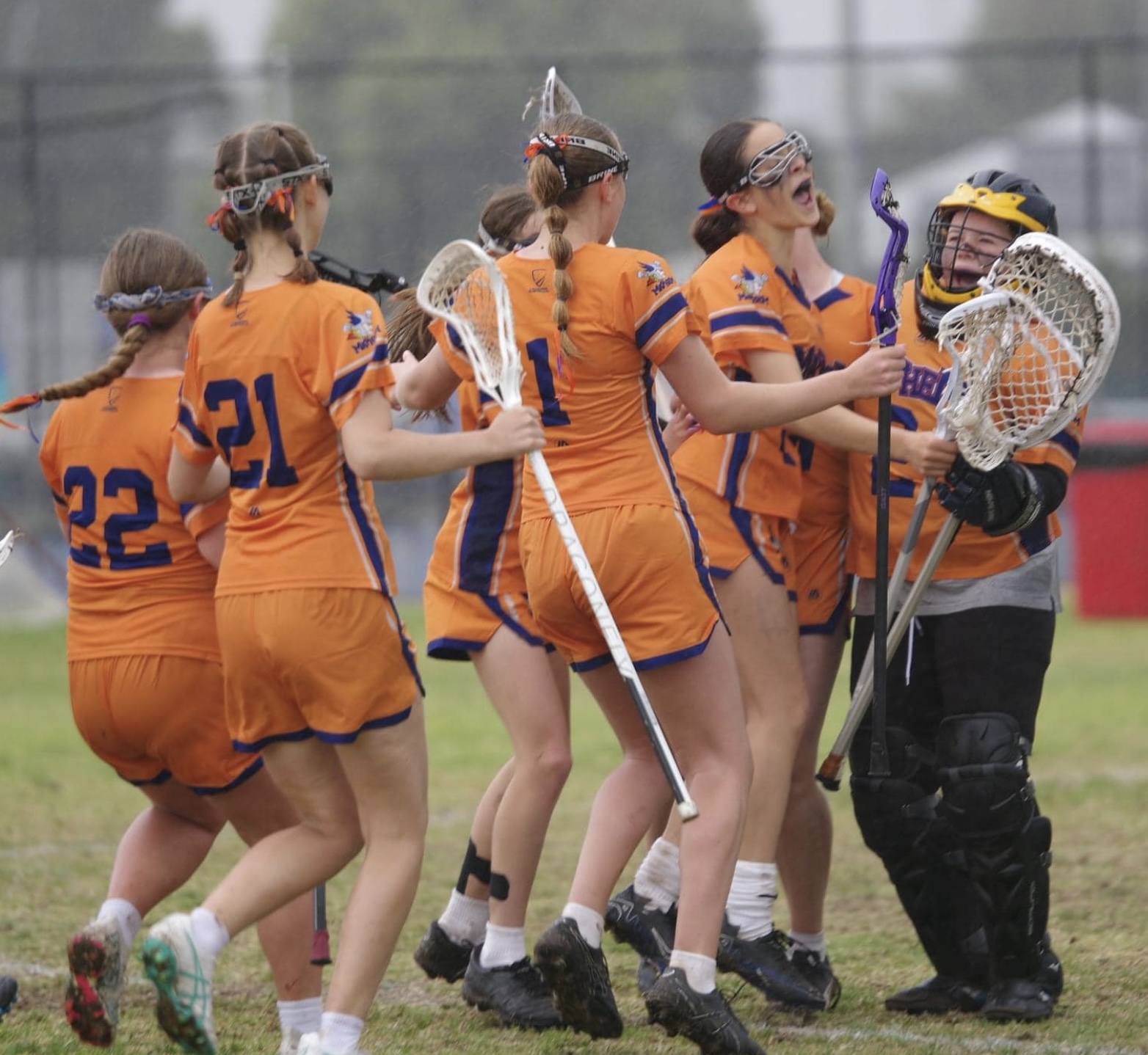 Ivy Merritt celebrating a win in 2024.